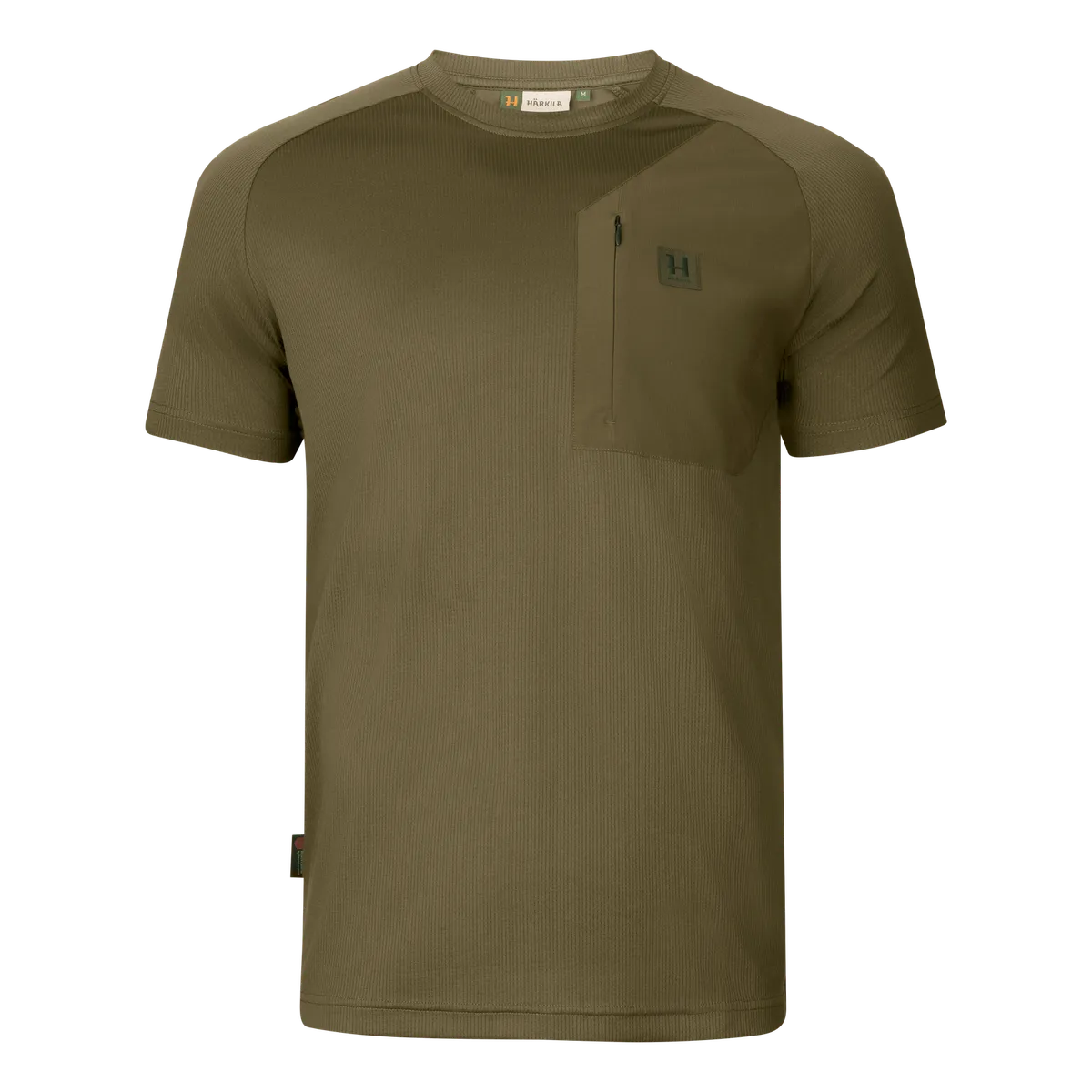 Tricou tehnic anti-insecte Härkila Traverse, verde (Willow green)