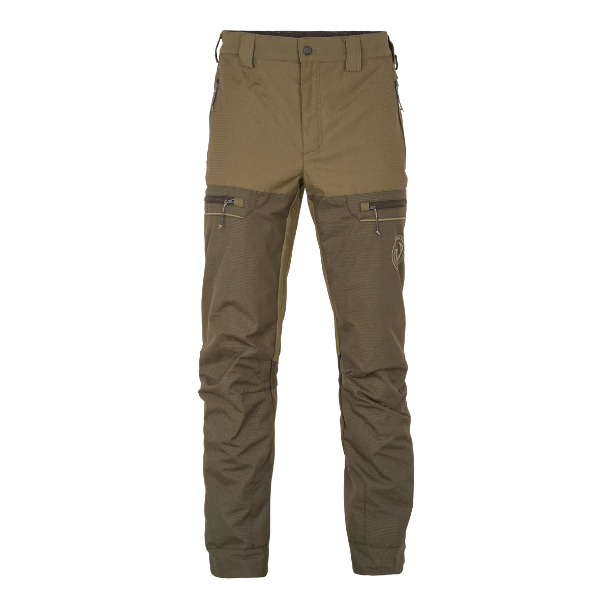Pantaloni de vânătoare anti-spini Härkila Vigor Pro Hybrid, verde (Golden Willow Green)