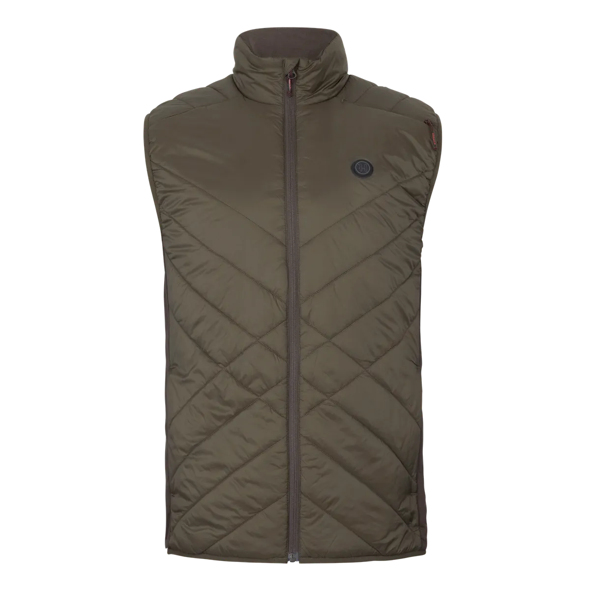 Vestă de vânătoare încălzită Härkila Heat Insulated, verde/maro (Willow green/Shadow brown)