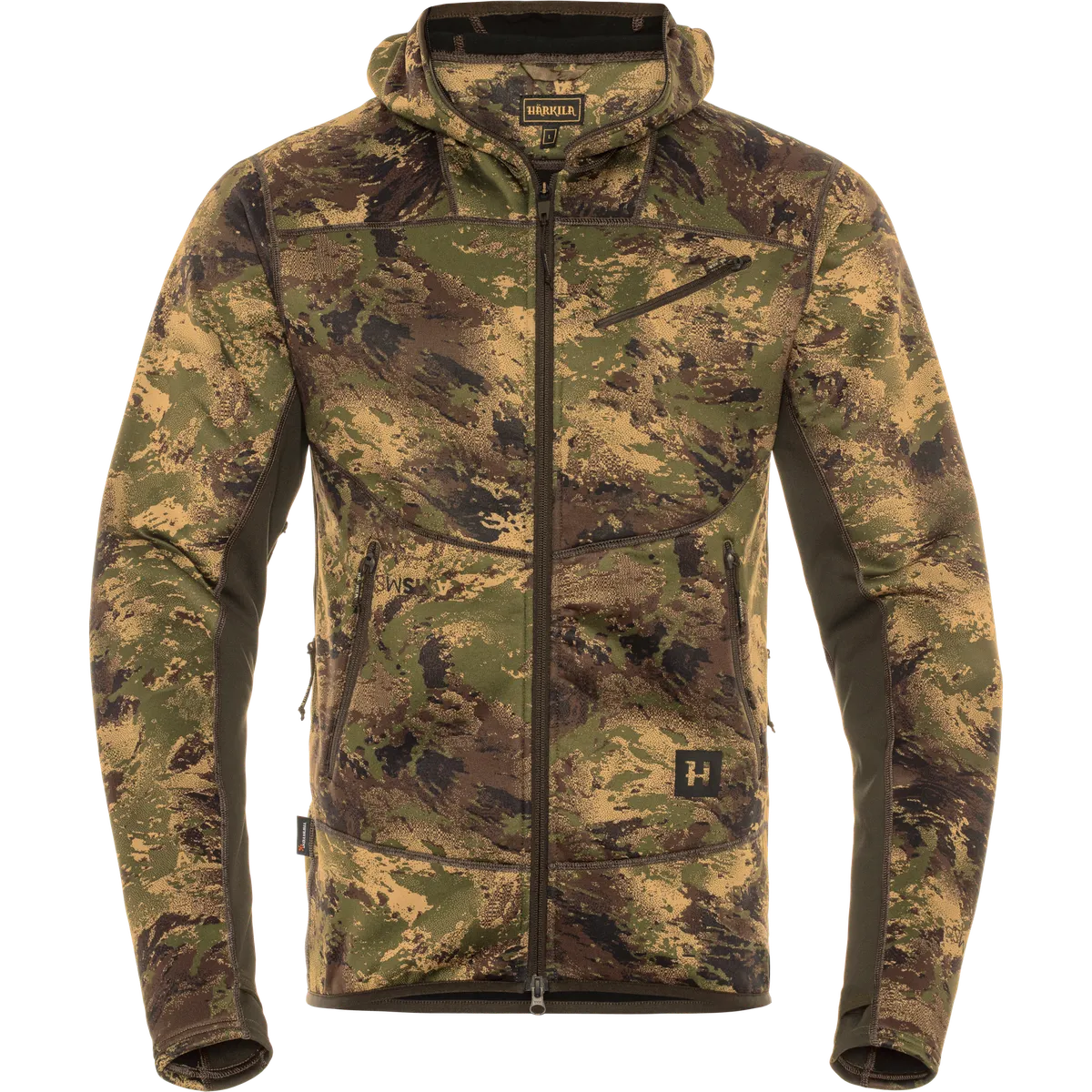 Hanorac fleece camo Härkila Deer Stalker, camuflaj AXIS MSP Forest