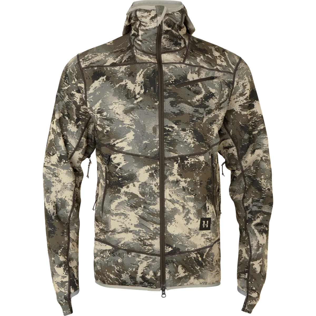 Hanorac fleece camo Härkila Mountain Hunter Expedition, camuflaj AXIS MSP Mountain