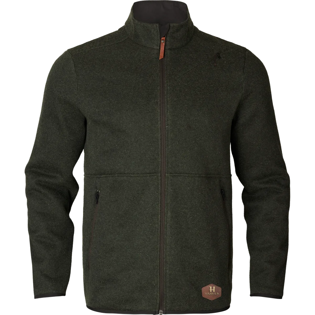Bluză Härkila Metso cu fermoar, verde (Willow green)