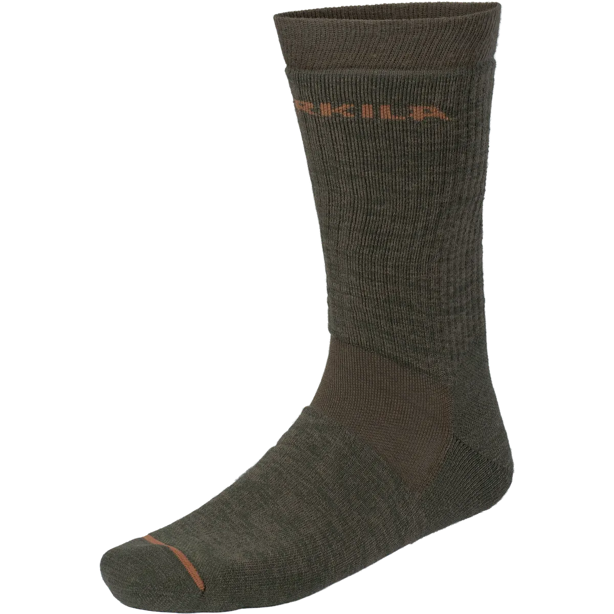Șosete scurte de vânătoare din lână merino Härkila Pro Hunter 2.0, verde/maro (Willow green/Shadow brown)