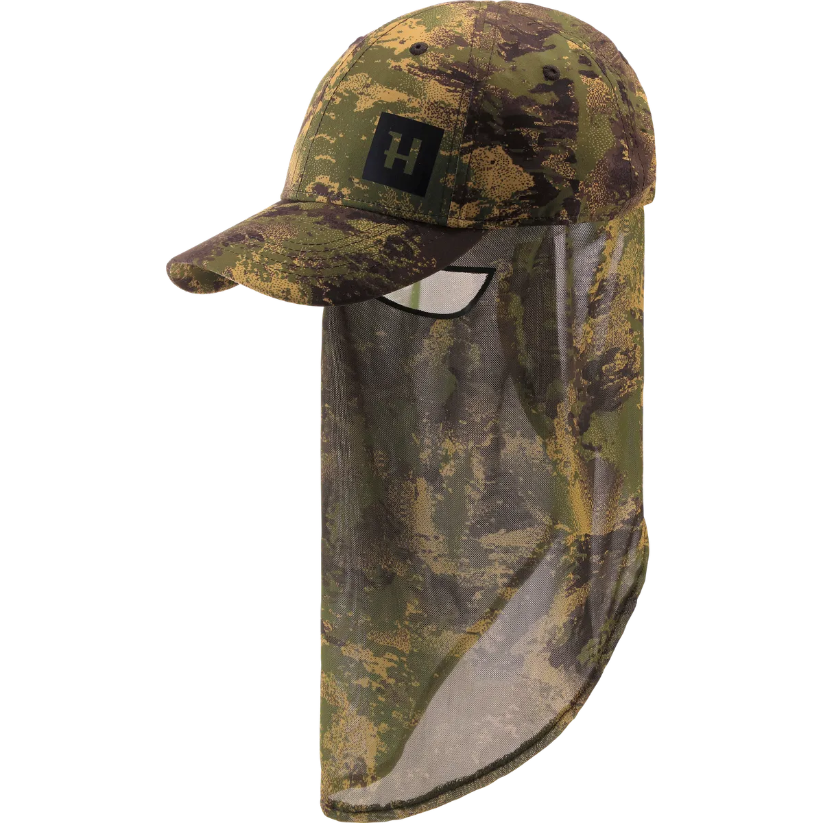 Șapcă camo cu plasă Härkila Deer Stalker, camuflaj AXIS MSP Forest