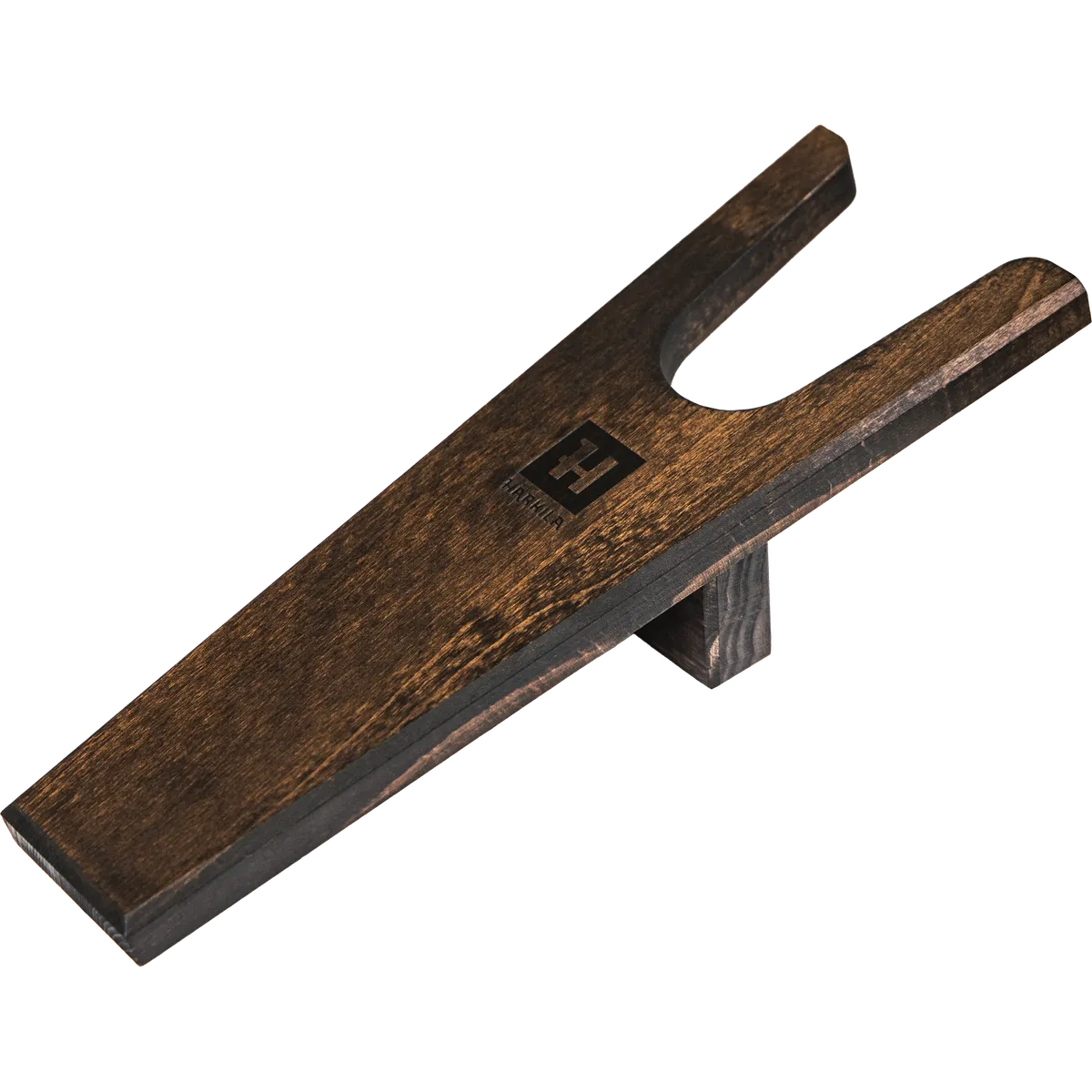 Descălțător din lemn Härkila Logo Bootjack, maro închis