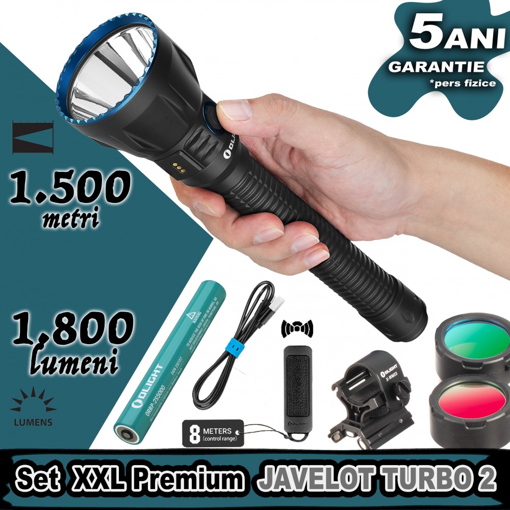 Set vânătoare Olight XXL Premium Javelot Turbo 2