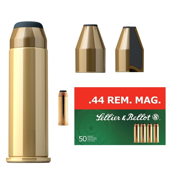 XX CARTUS S&B 44 REM MAGNUM/SP/15,55G