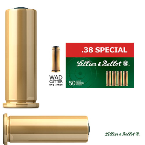 XX CARTUS S&B 38 SPECIAL WC/9,6G