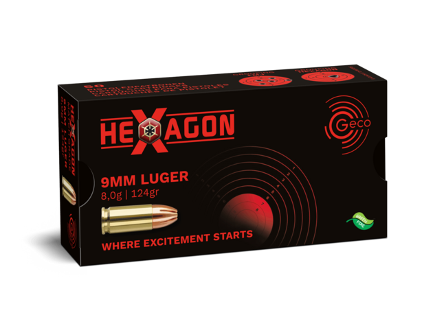 9X19 LUGER /HEXAGON/8,0G